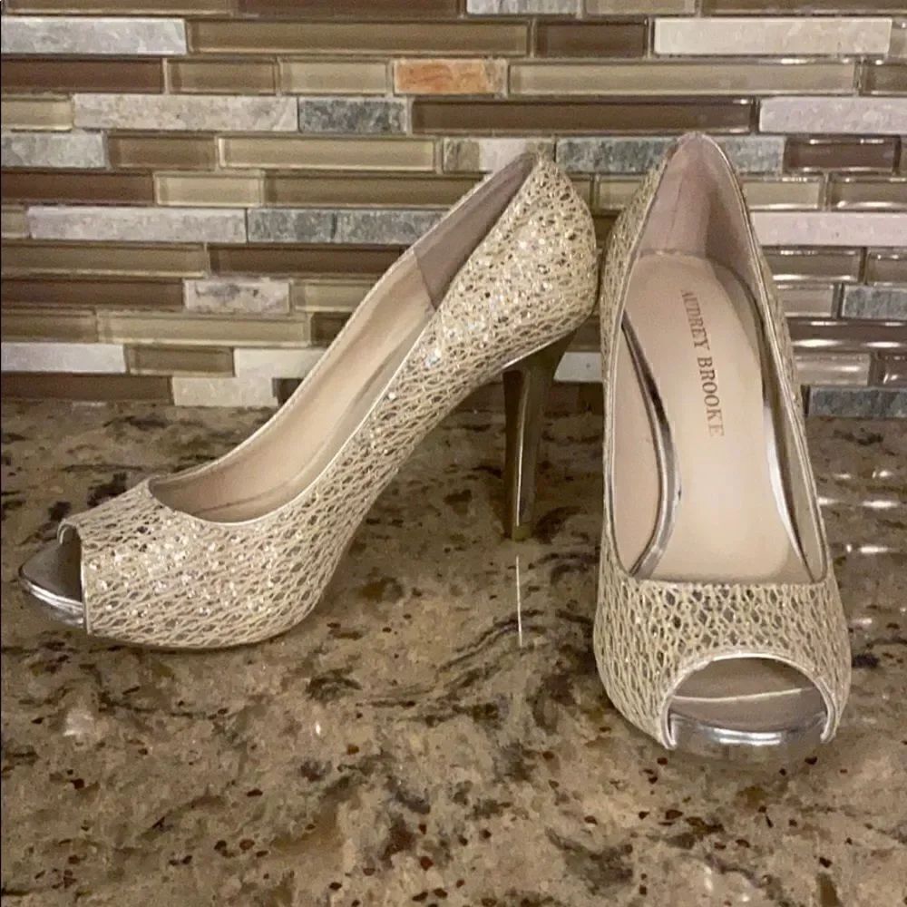 Audrey Brooke Open Toe 3” Heel